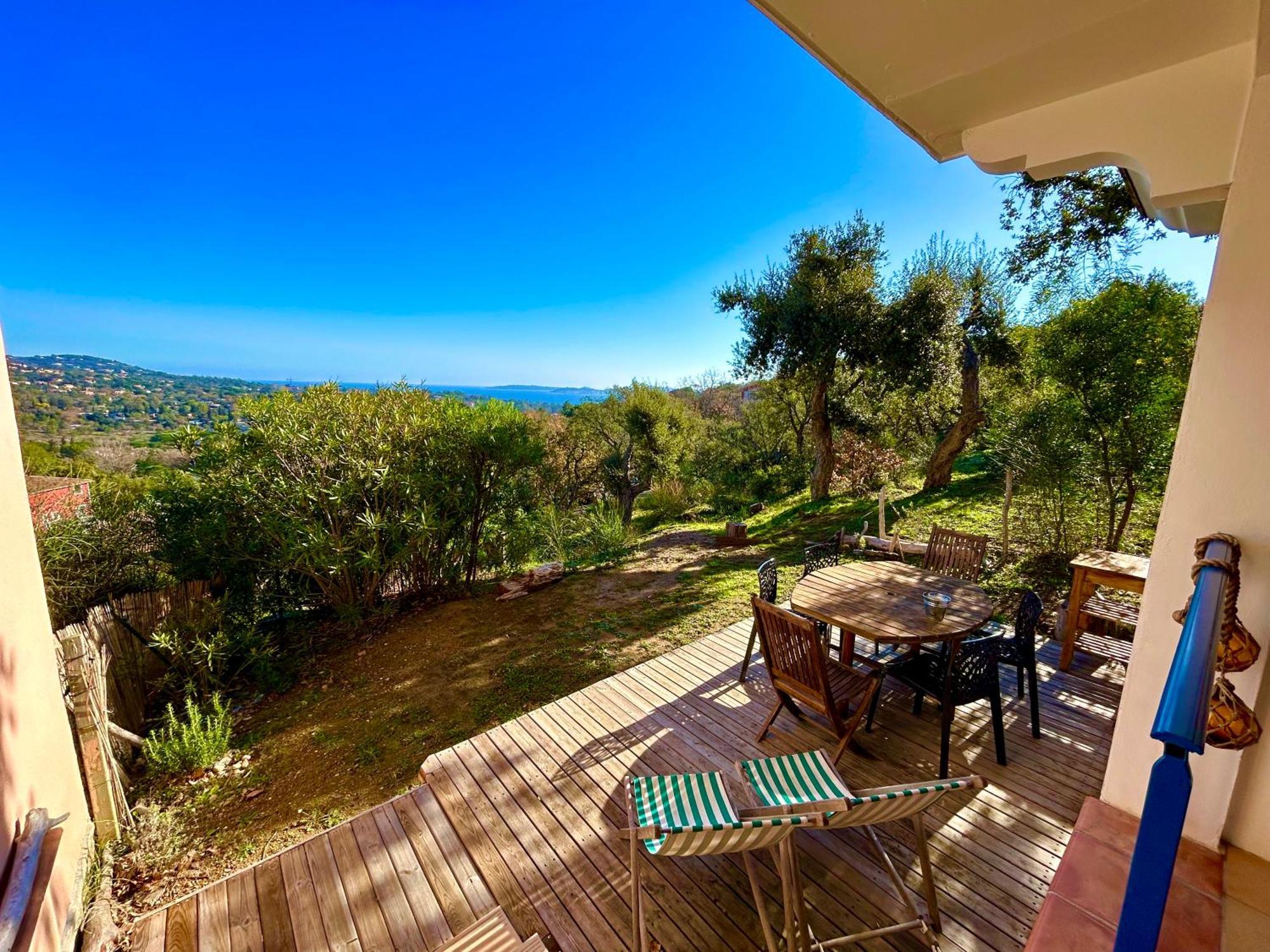 Les Restanques 1066 Jacynthe Vue Mer Grimaud Exterior photo